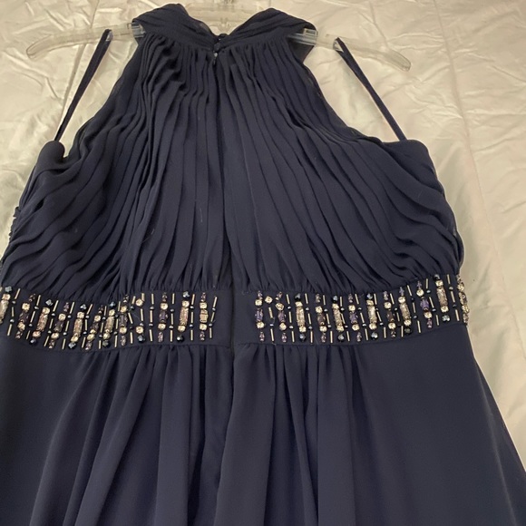 Navy Blue Formal Evening Dress Gown - Picture 14 of 16